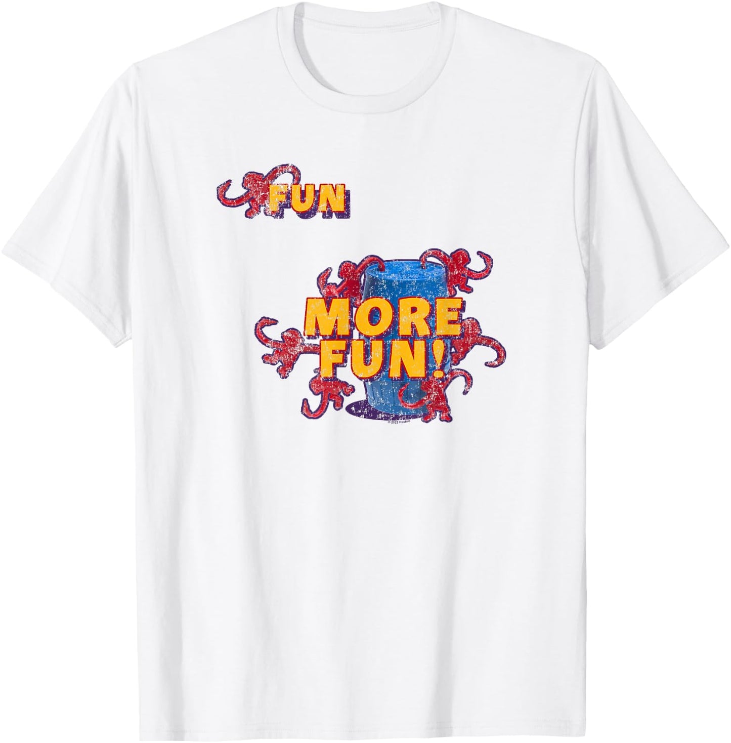 Fun More Fun! Vintage Barrel Logo T-Shirt - T-Shirt | White