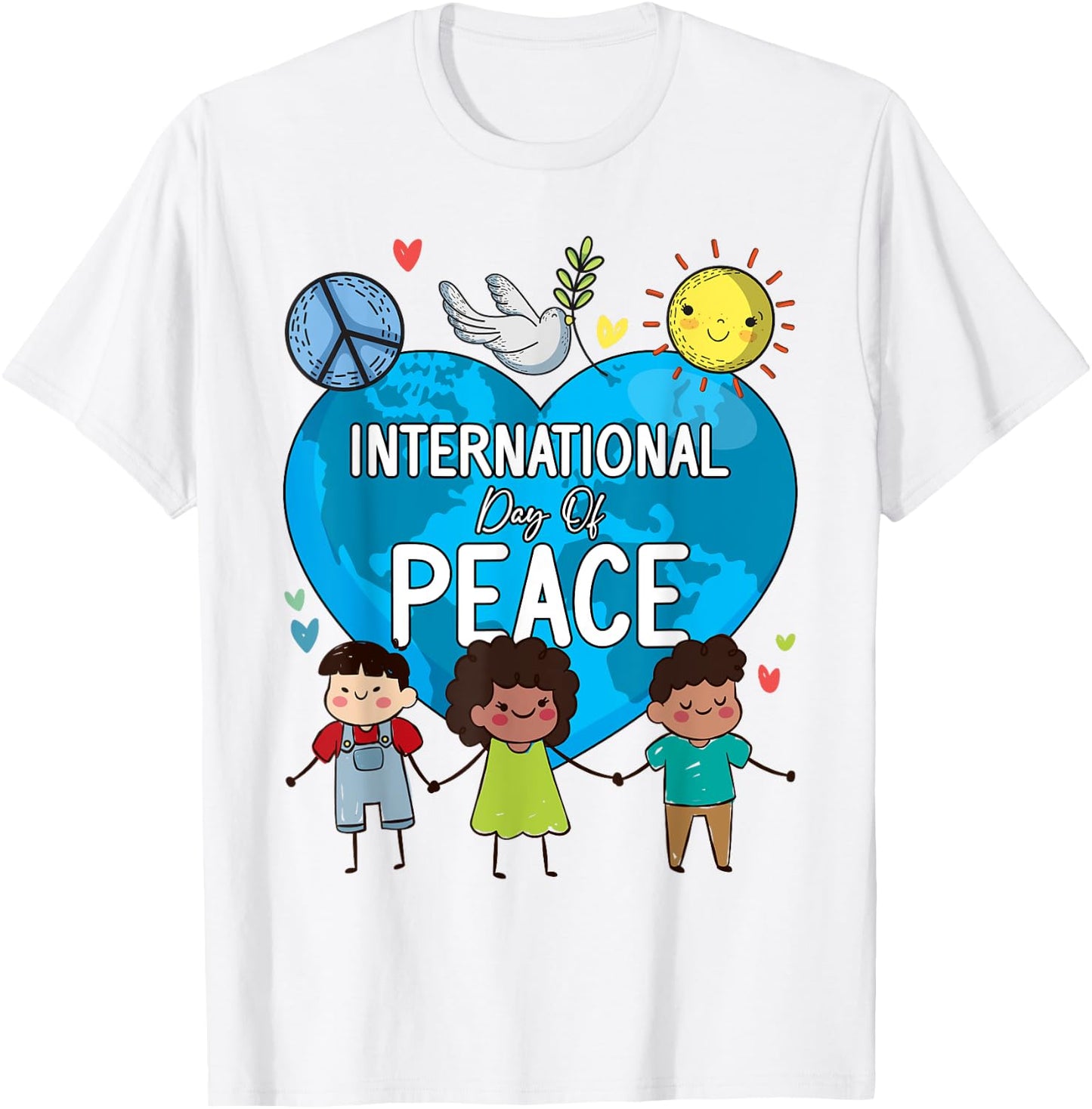 Peace Bird International Day Of Peace September 21st Kids T-Shirt - T-Shirt | White