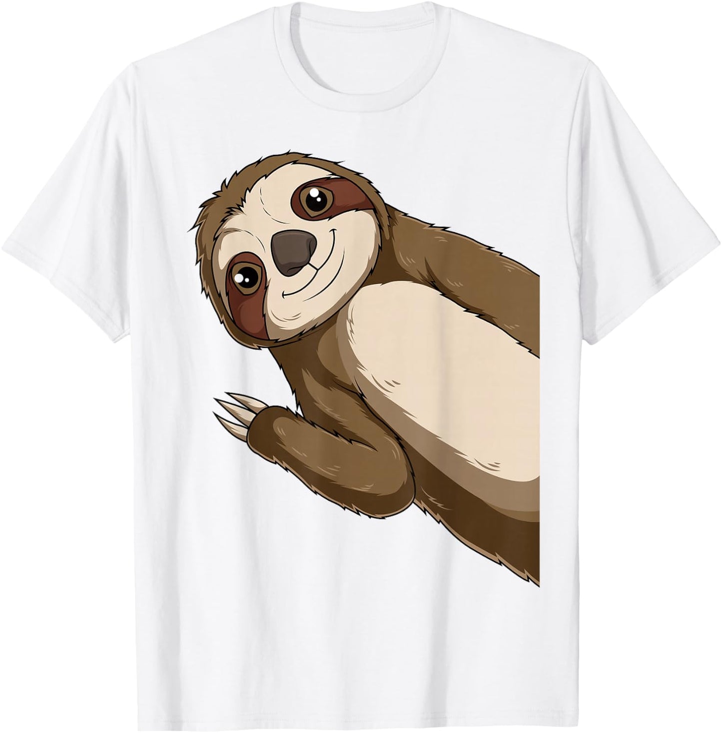 Sloth Lovers Children Boys Girls Women T-Shirt - T-Shirt | White