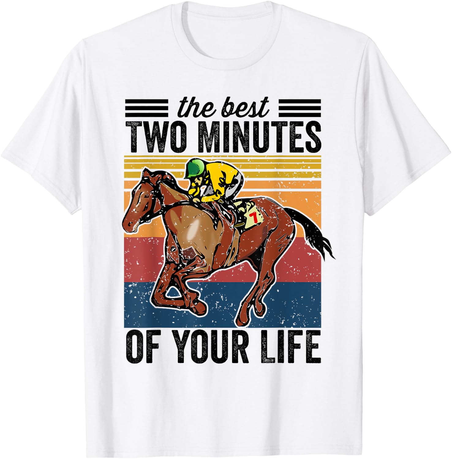 Funny Horse Racing Shirt Men Women Horse Race Derby Day T-Shirt - T-Shirt | White