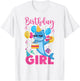Dolphin Birthday Birthday Girl T-Shirt - T-Shirt | White