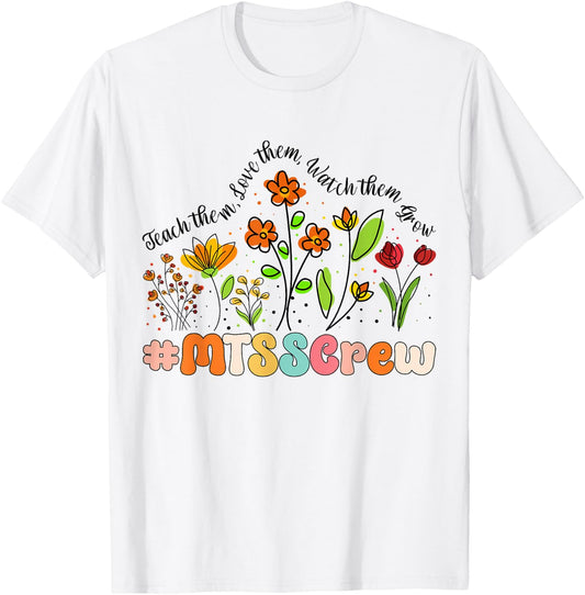 MTSS Crew Appreciation Week Back to School T-Shirt - T-Shirt | White