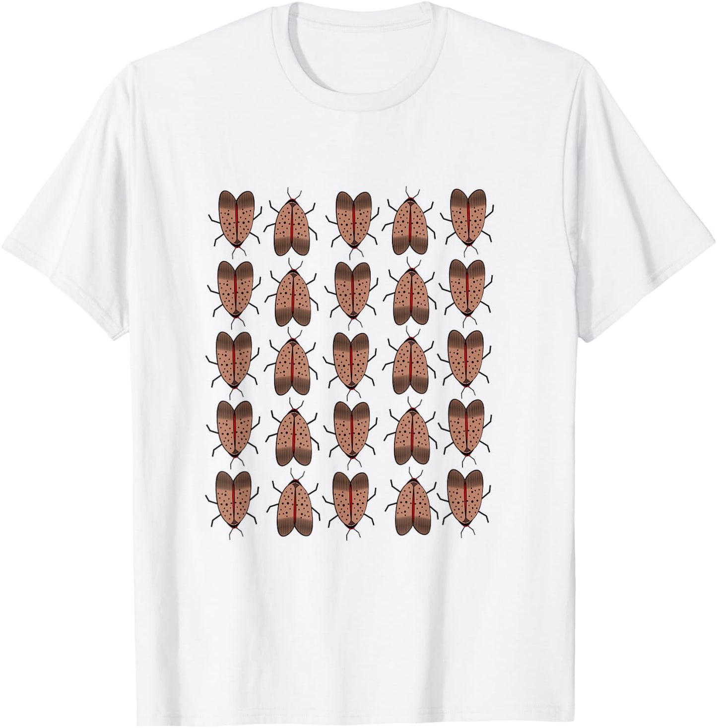 Spotted LanternFlies T-Shirt - T-Shirt | White