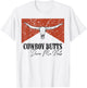 Vintage Bull Skull Cowboy Butts Drive Me Nut Western Country T-Shirt - T-Shirt | White