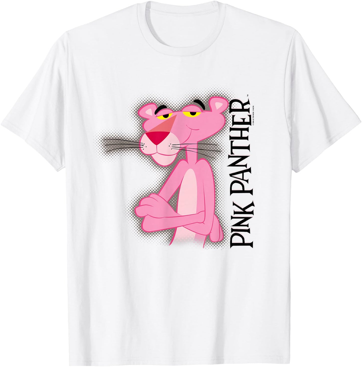 Pink Panther Cool Cat Bling Small T-Shirt - T-Shirt | White