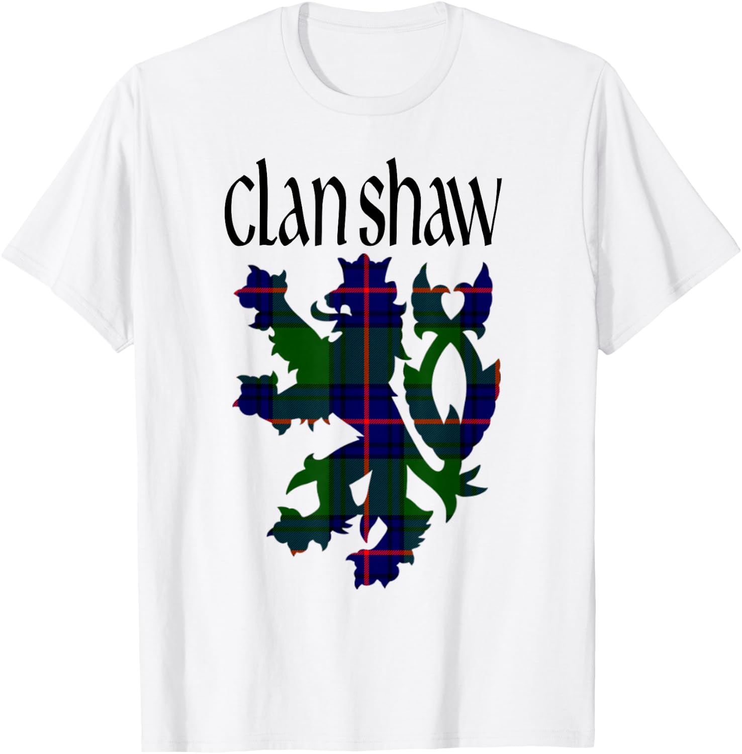 Clan Shaw Tartan Scottish Family Name Scotland Pride T-Shirt - T-Shirt | White