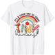 It's A Good Day To Teach Tiny Humans Rainbow Teacher Life T-Shirt - T-Shirt | White