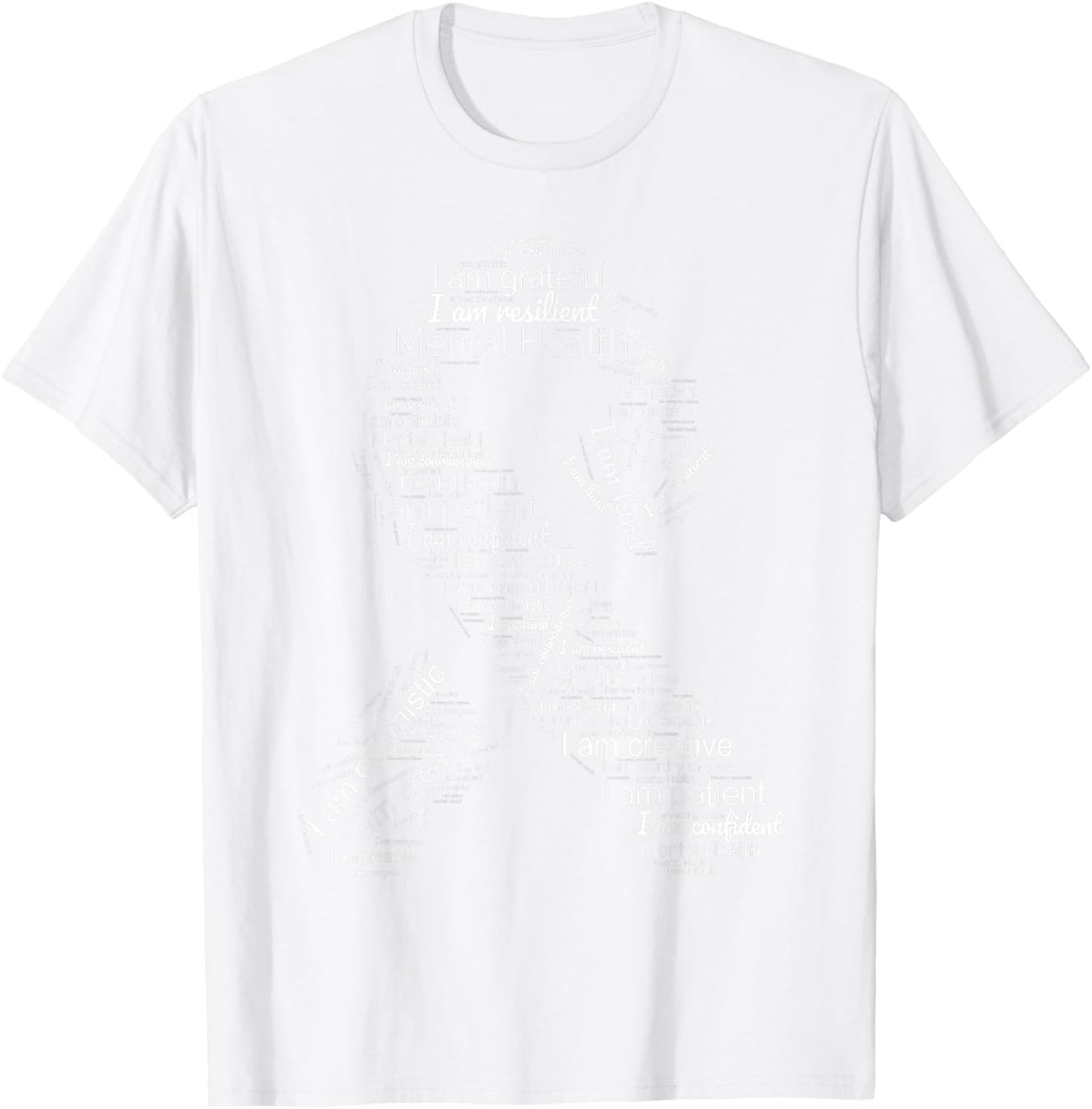 Green Ribbon In May Support Mental Health Awareness T-Shirt - T-Shirt | White