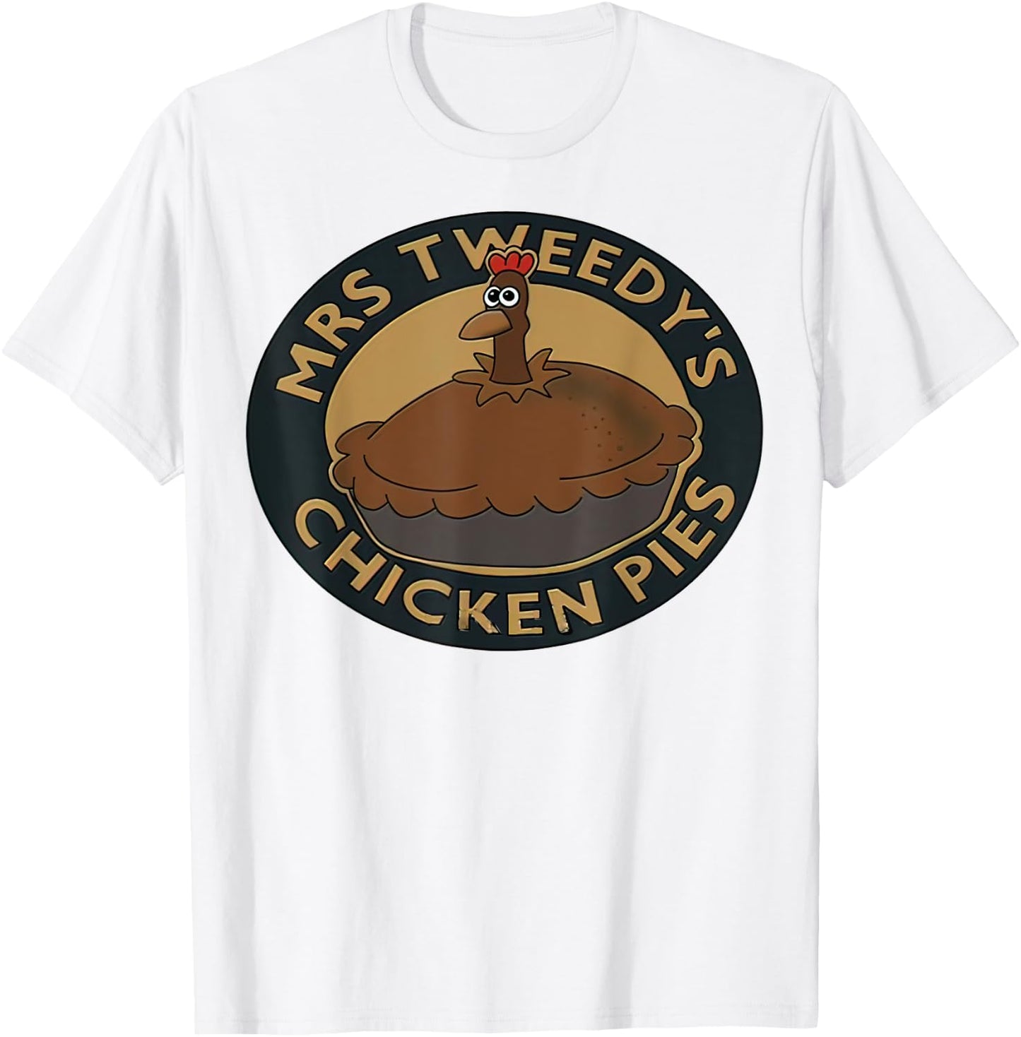 Mrs.Tweedy’s Chicken Pies T-Shirt - T-Shirt | White