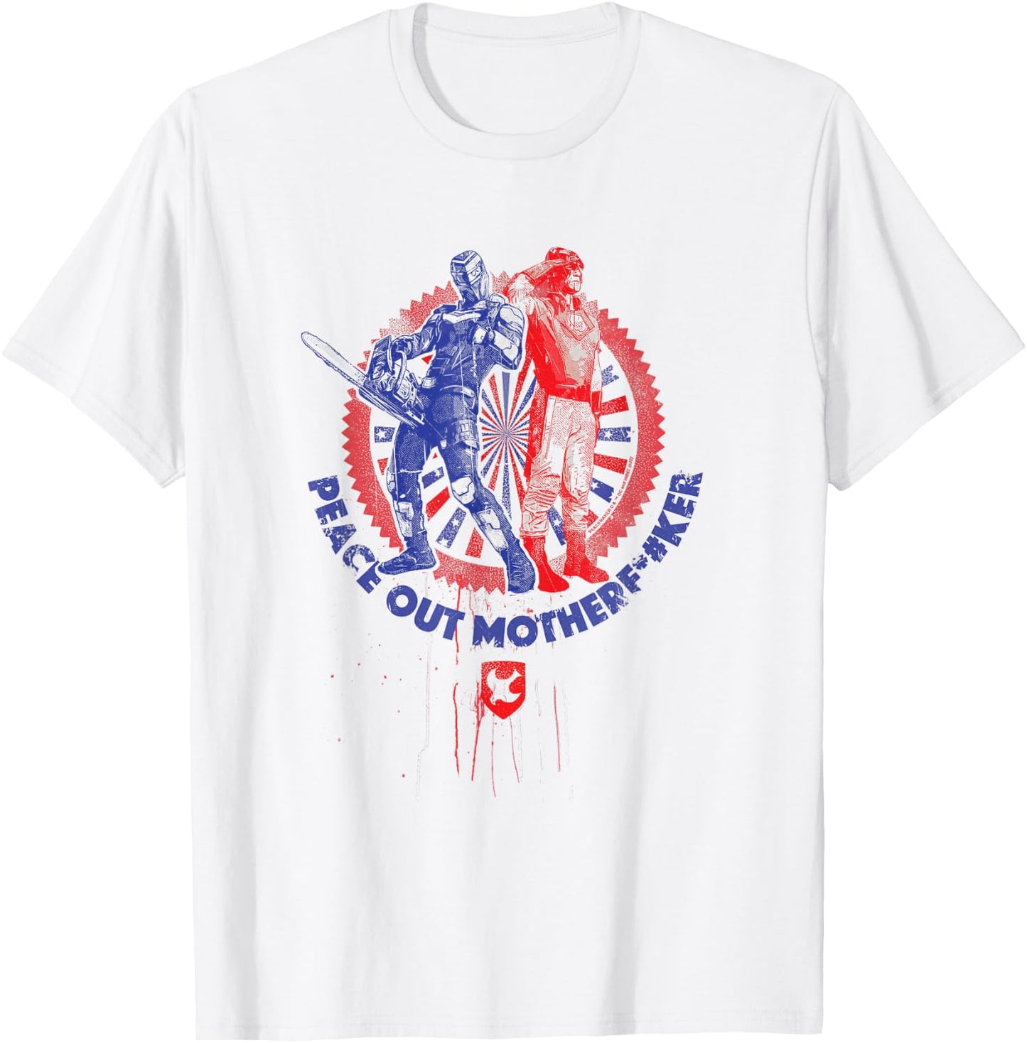 Peacemaker TV Series The Vigilante Peace Stamp T-Shirt - T-Shirt | White