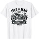 Isle of Man TT Races Vintage Motorcycle Retro Design T-Shirt - T-Shirt | White