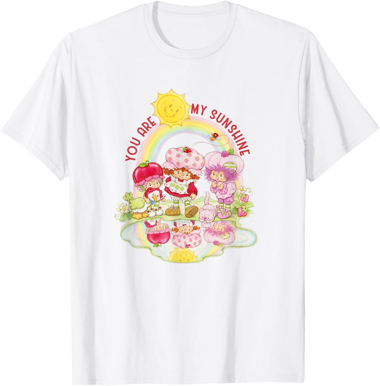Strawberry Shortcake Group Shot You are My Sunshine T-Shirt - T-Shirt | White