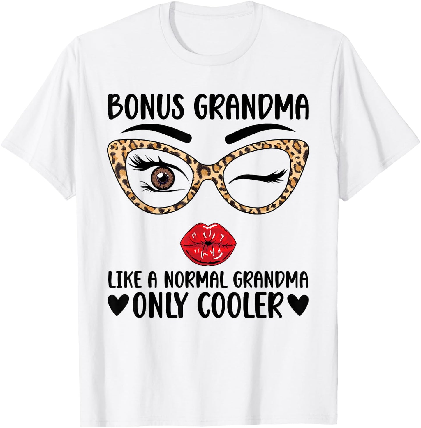 Bonus Grandma Cool Bonus Grandmother Step Grandma T-Shirt - T-Shirt | White