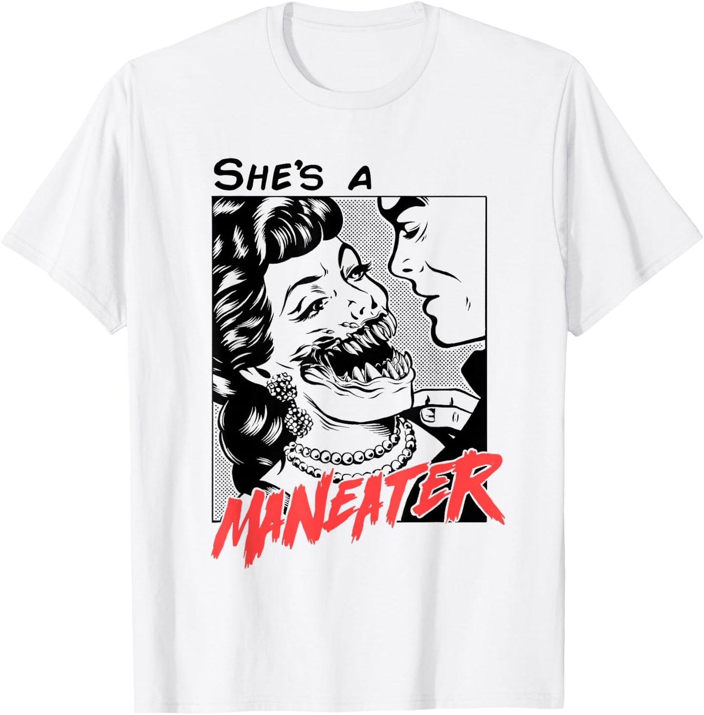 Maneater T-Shirt - T-Shirt | White