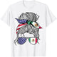 Mexican American Patriot Grown Proud Women Girl Flag T-Shirt - T-Shirt | White