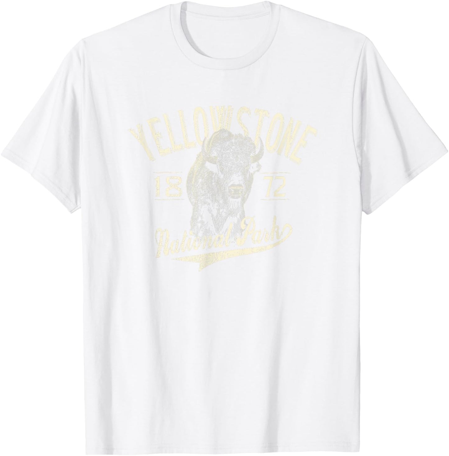 Yellowstone National Park Vintage T-Shirt - T-Shirt | White