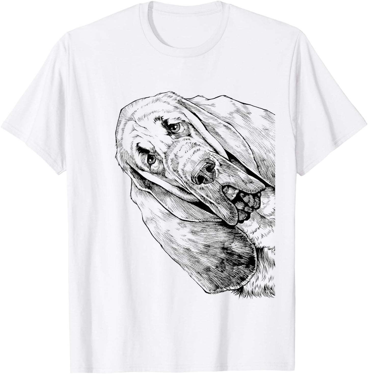 Bloodhound Mom Dog Dad My Dog Tilts His Head Just Like You Men Women Kids T-Shirt - T-Shirt | White