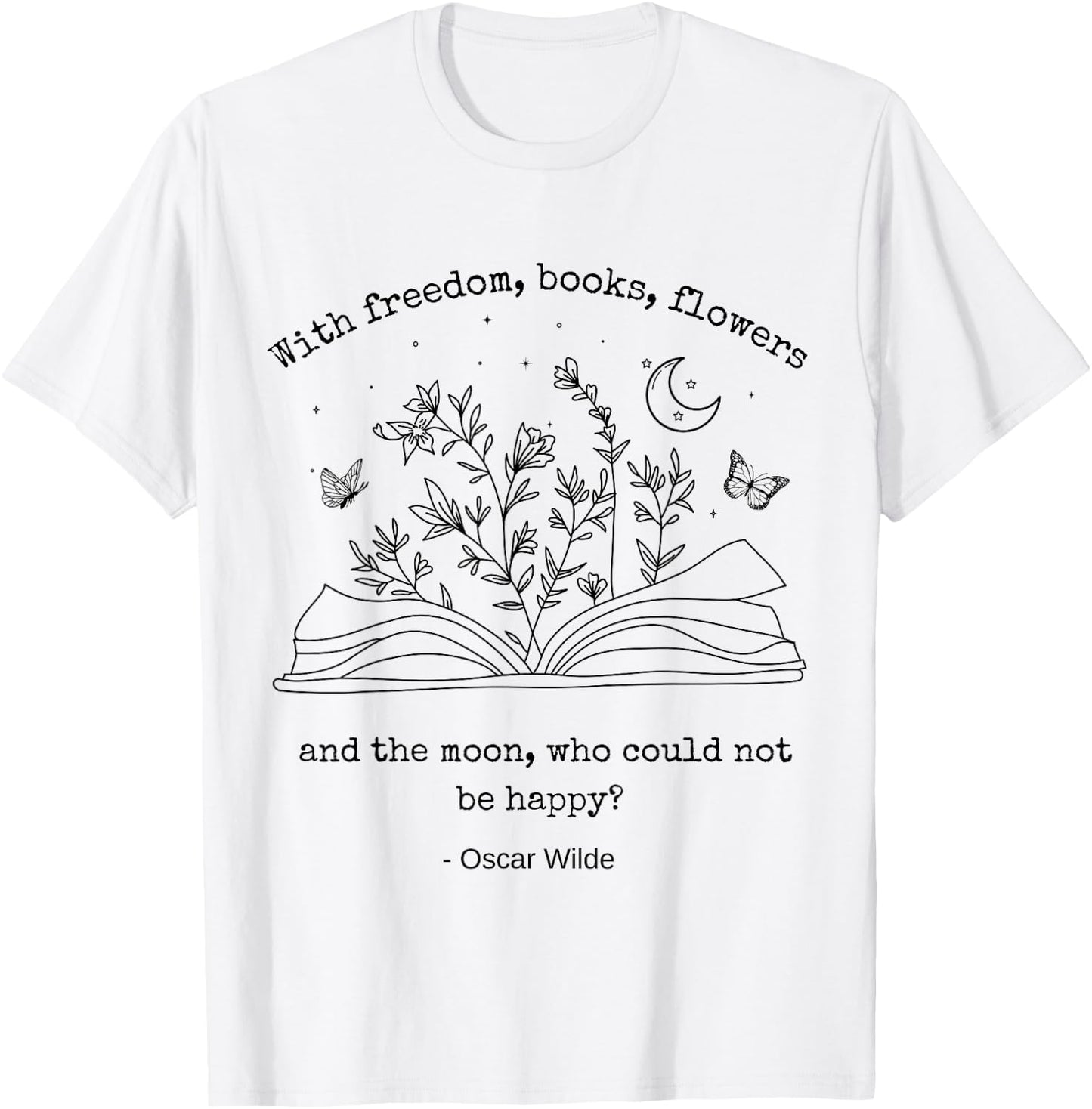 Poet Literary Literature Bookworm Dark Academia Book T-Shirt - T-Shirt | White