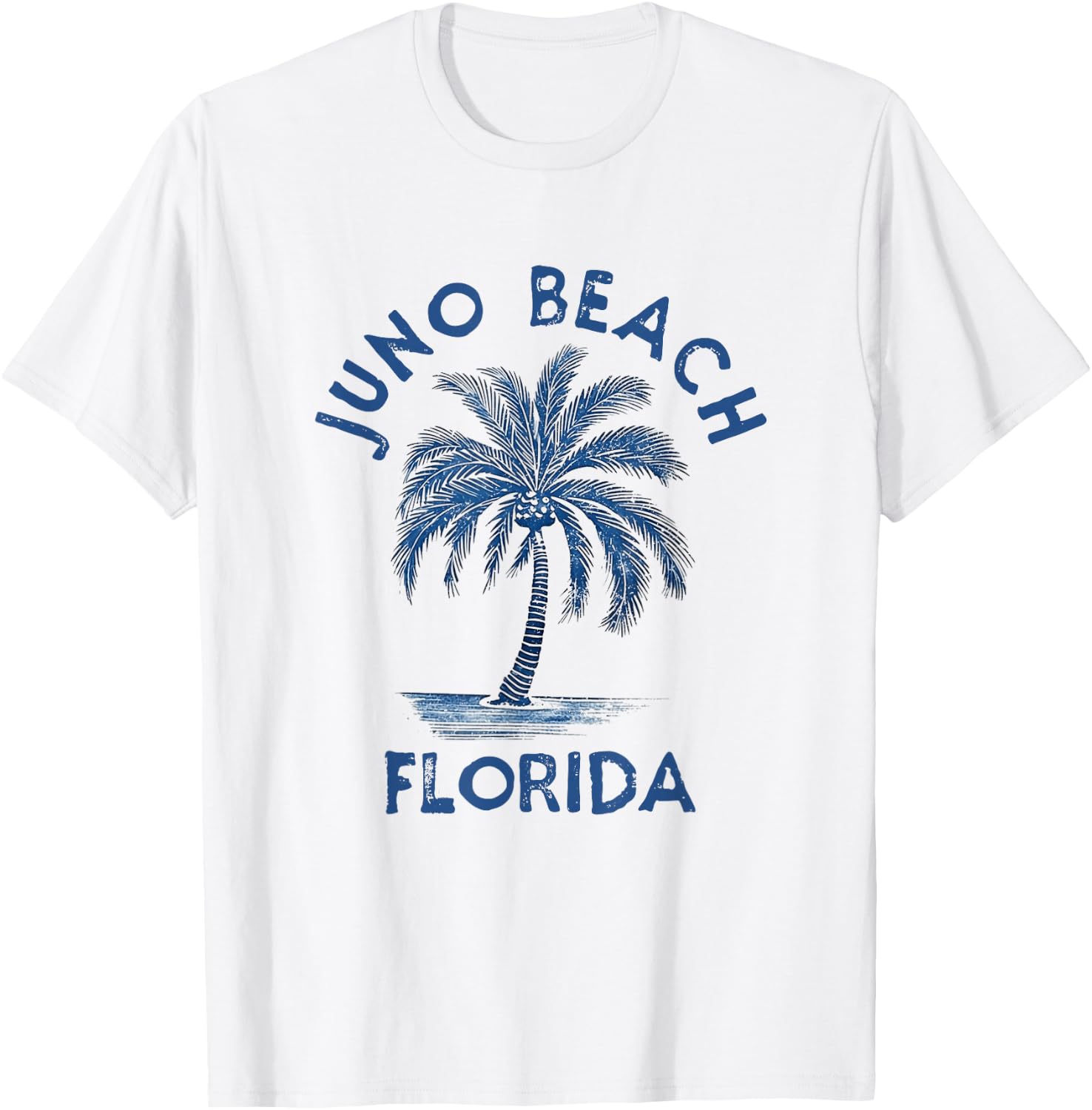 Vintage Juno Beach Florida Palm Tree FL Retro T-Shirt - T-Shirt | White
