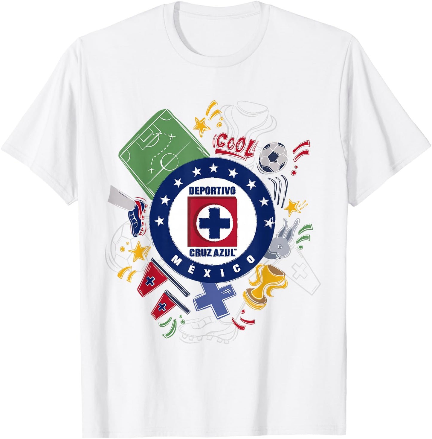 Cruz Azul - Score Big with Our Exclusive Collection T-Shirt - T-Shirt | White