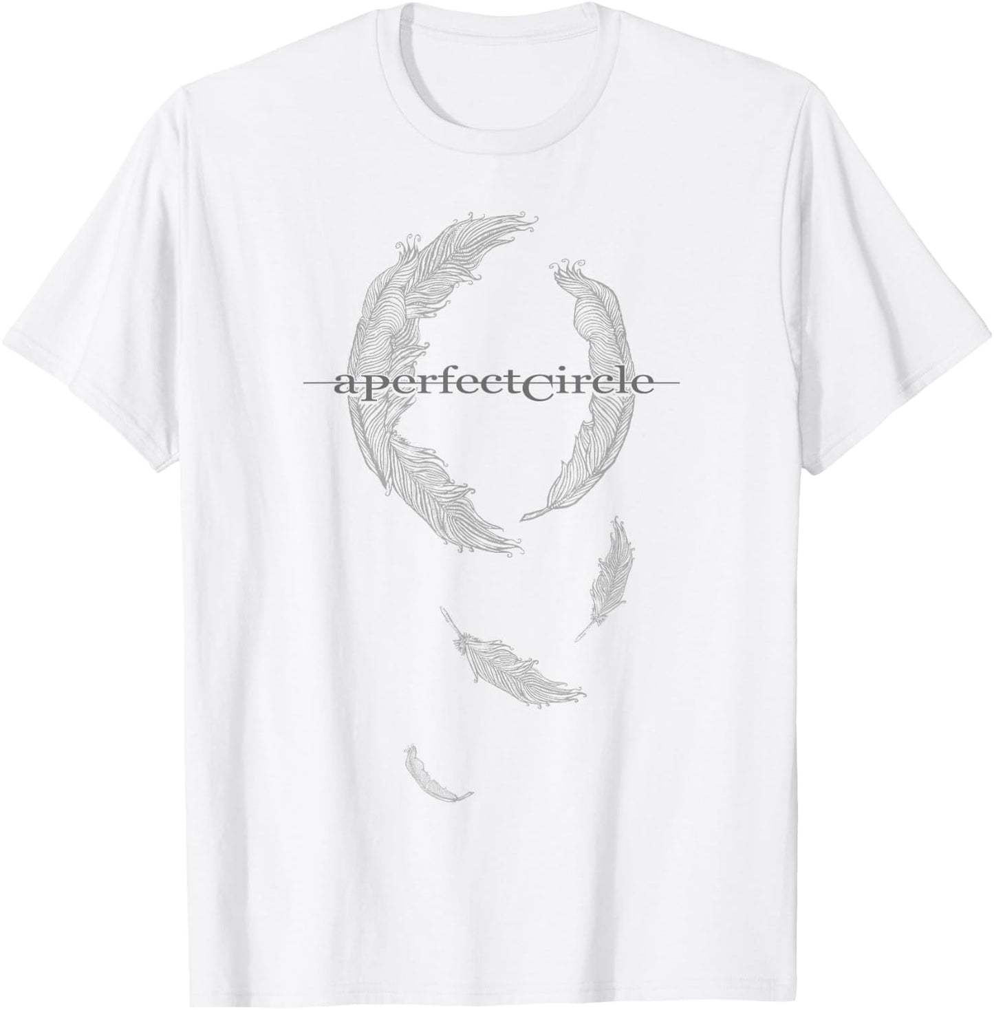 A Perfect Circle – Feathers T-Shirt - T-Shirt | White