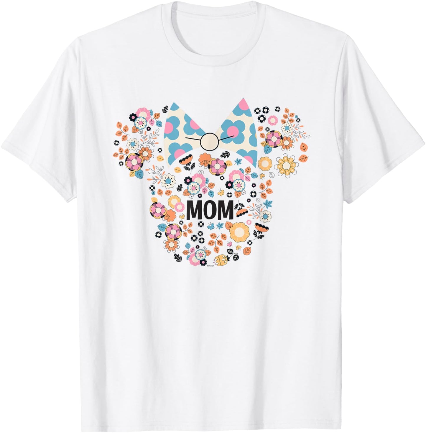 Disney Minnie Mouse Disney Mom Icon Flowers Mother’s Day Small T-Shirt - T-Shirt | White