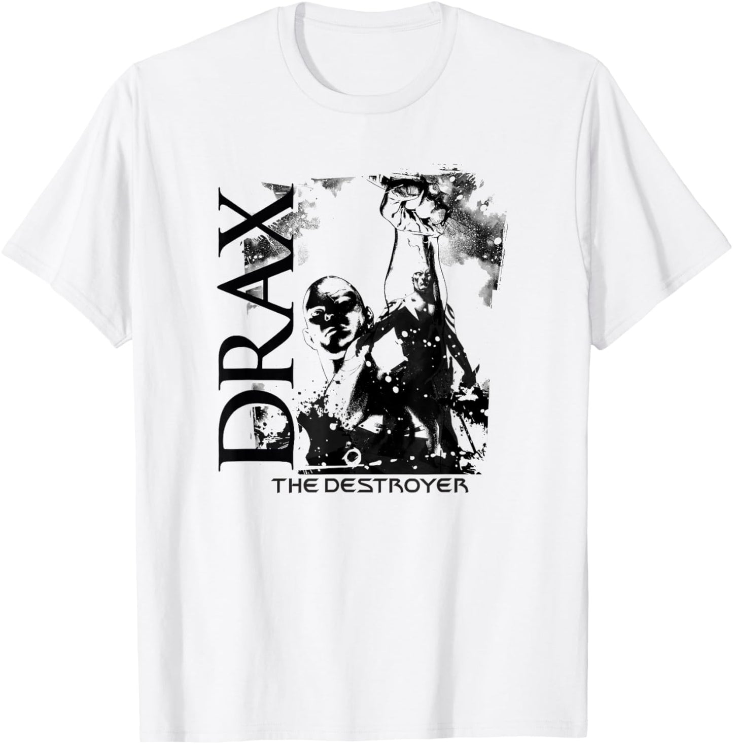 Marvel Guardians of the Galaxy Drax The Destroyer Vintage T-Shirt - T-Shirt | White