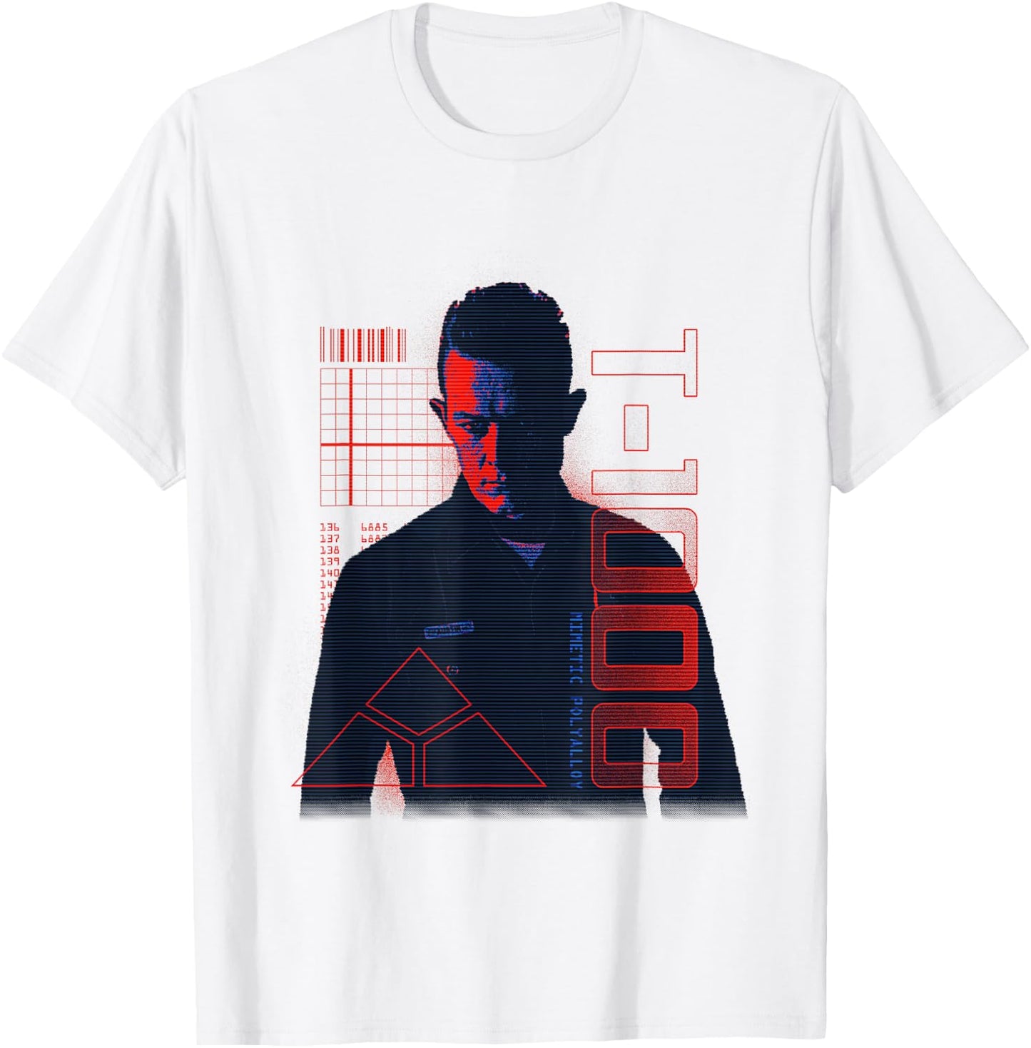 Terminator 2 Judgement Day T 1000 T-Shirt - T-Shirt | White