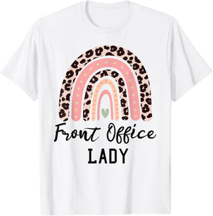 Front Office Lady receptionist secretary back to school T-Shirt - T-Shirt | White