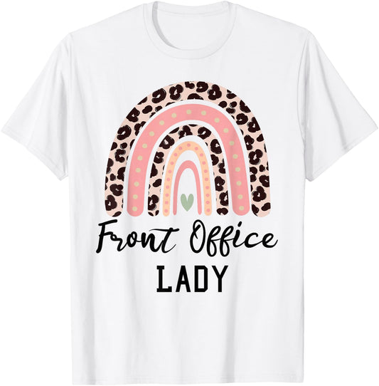Front Office Lady receptionist secretary back to school T-Shirt - T-Shirt | White