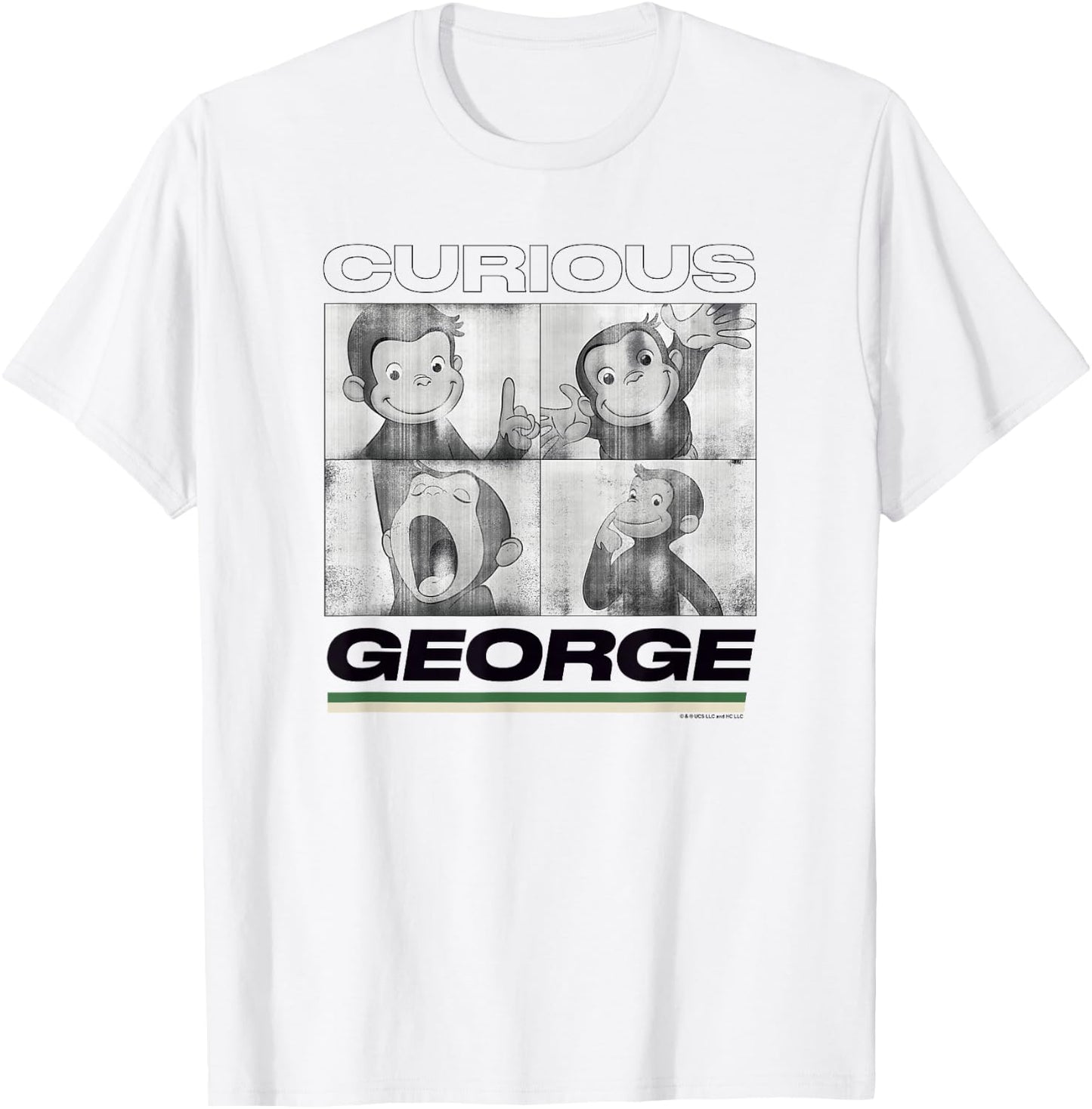 Curious George Vintage George Photo Box Up T-Shirt - T-Shirt | White
