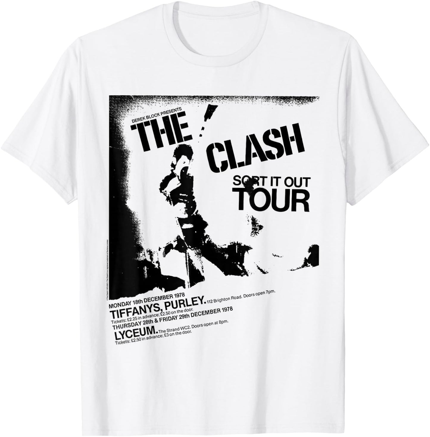 The Clash - Sort It Out Tour T-Shirt - T-Shirt | White