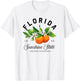 Florida Shirt, Watercolor Orange Blossoms T-Shirt - T-Shirt | White