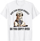 Mike Echo Oscar Whiskey Funny Ham Radio Cat Men Women T-Shirt - T-Shirt | White