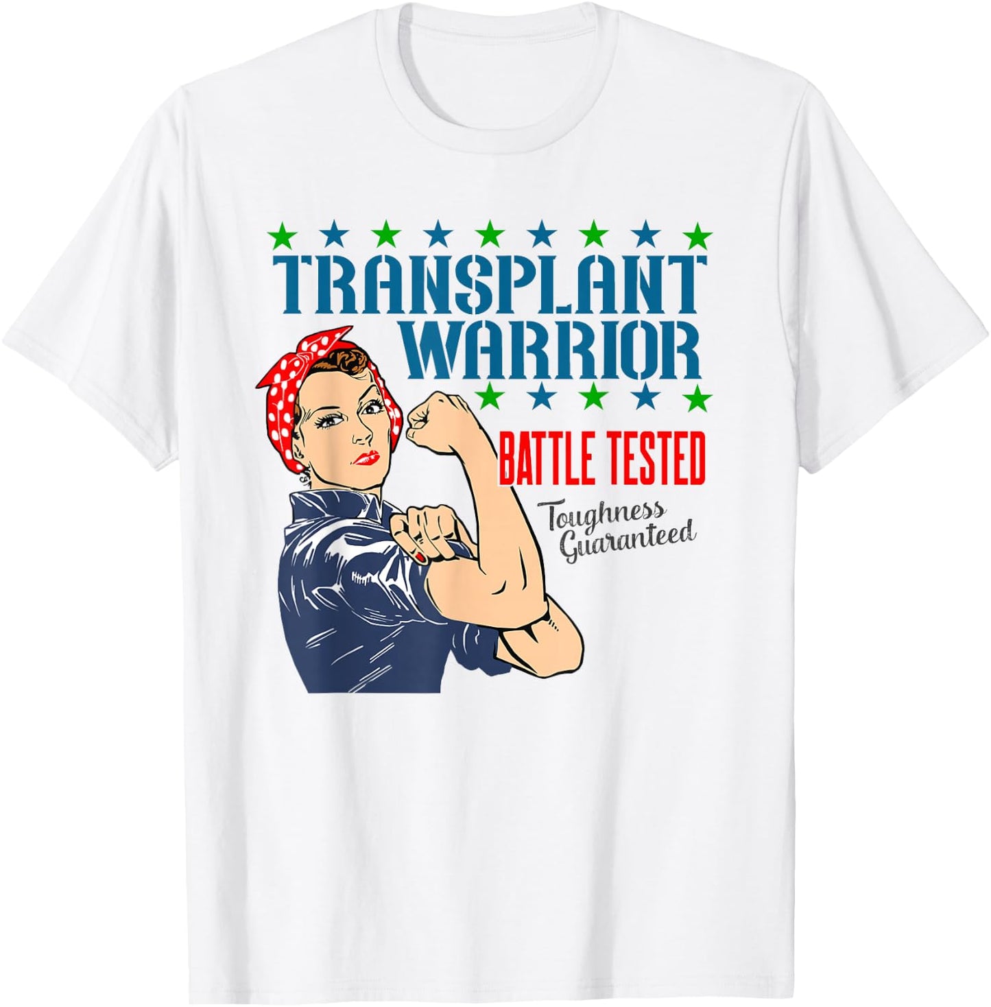 Transplant Warrior a Vintage Women's Transplant Recipient T-Shirt - T-Shirt | White
