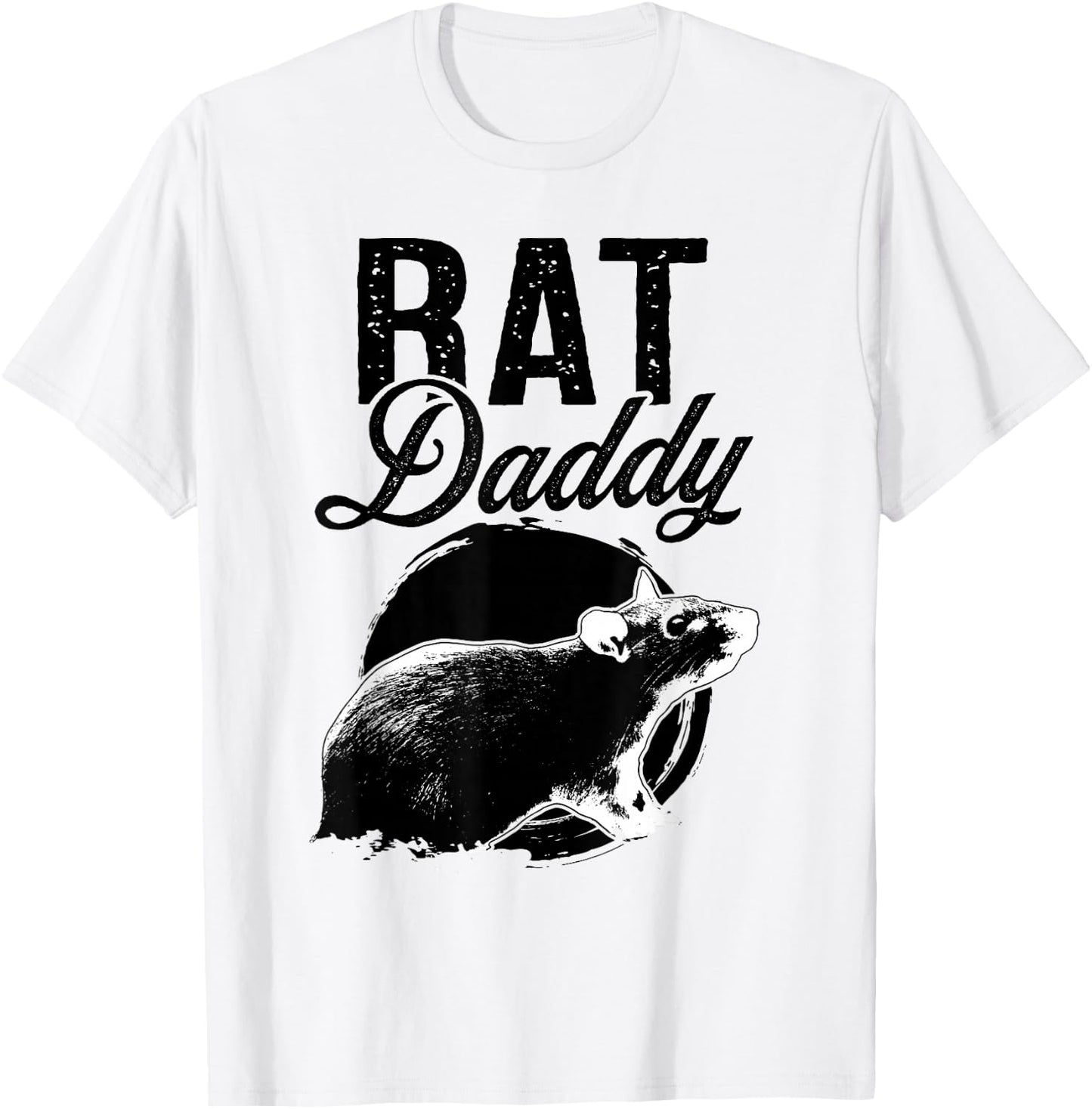 Rat Daddy Father - Dad Rat T-Shirt - T-Shirt | White