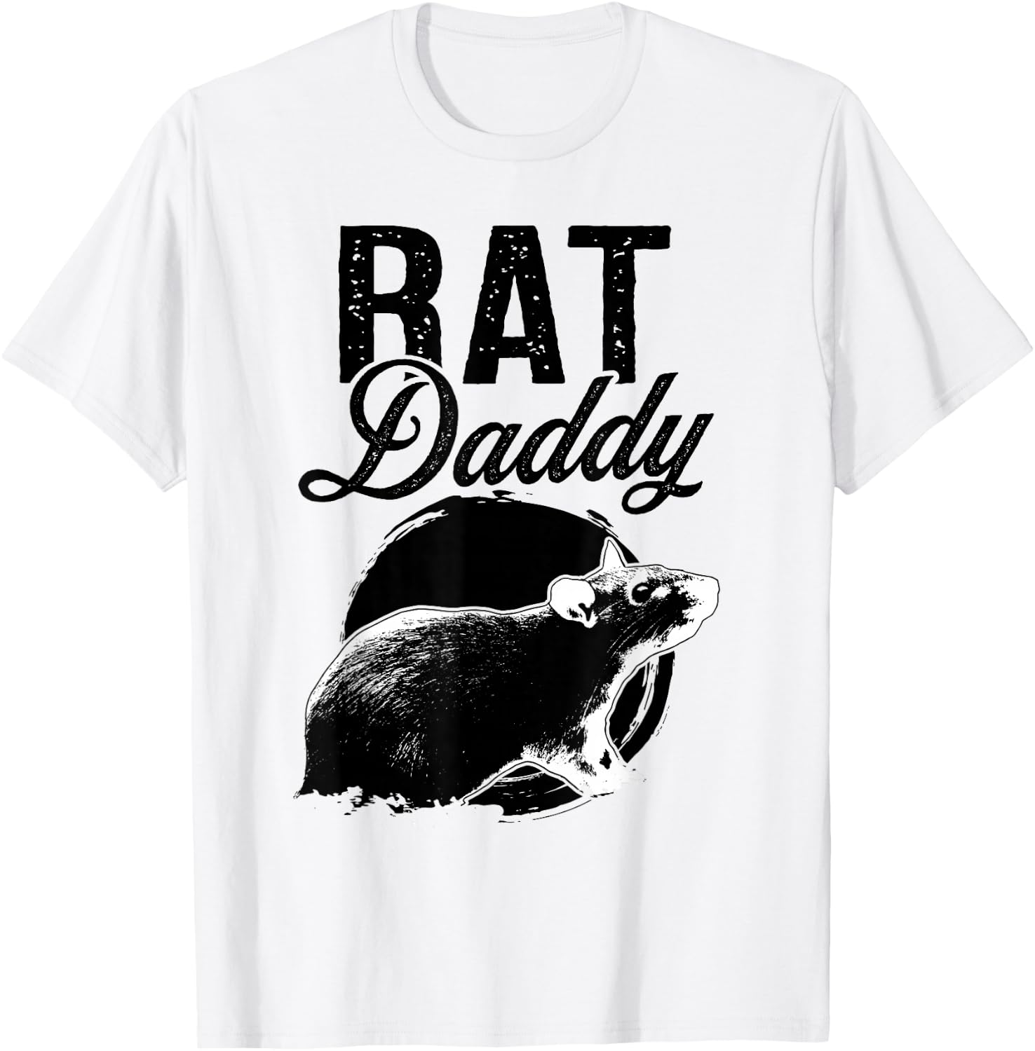 Rat Daddy Father - Dad Rat T-Shirt - T-Shirt | White