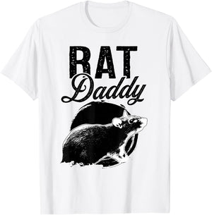 Rat Daddy Father - Dad Rat T-Shirt - T-Shirt | White