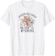 Jackson Hole Wyoming Rodeo Cowboy and Horse T-Shirt - T-Shirt | White