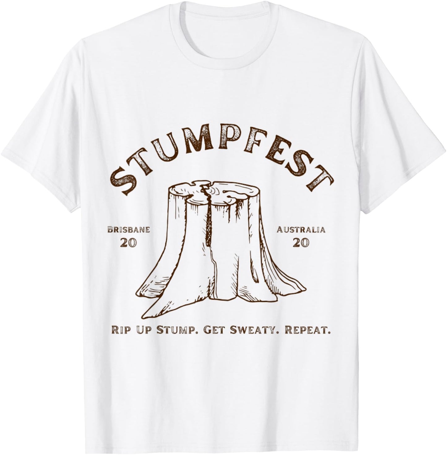 Vintage STUMPFEST! Grey Vintage Distressed Modern Vintage T-Shirt - T-Shirt | White