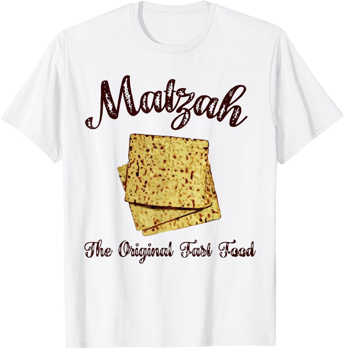 Matzah The Original Fast Food Matzo Ball T-Shirt - T-Shirt | White