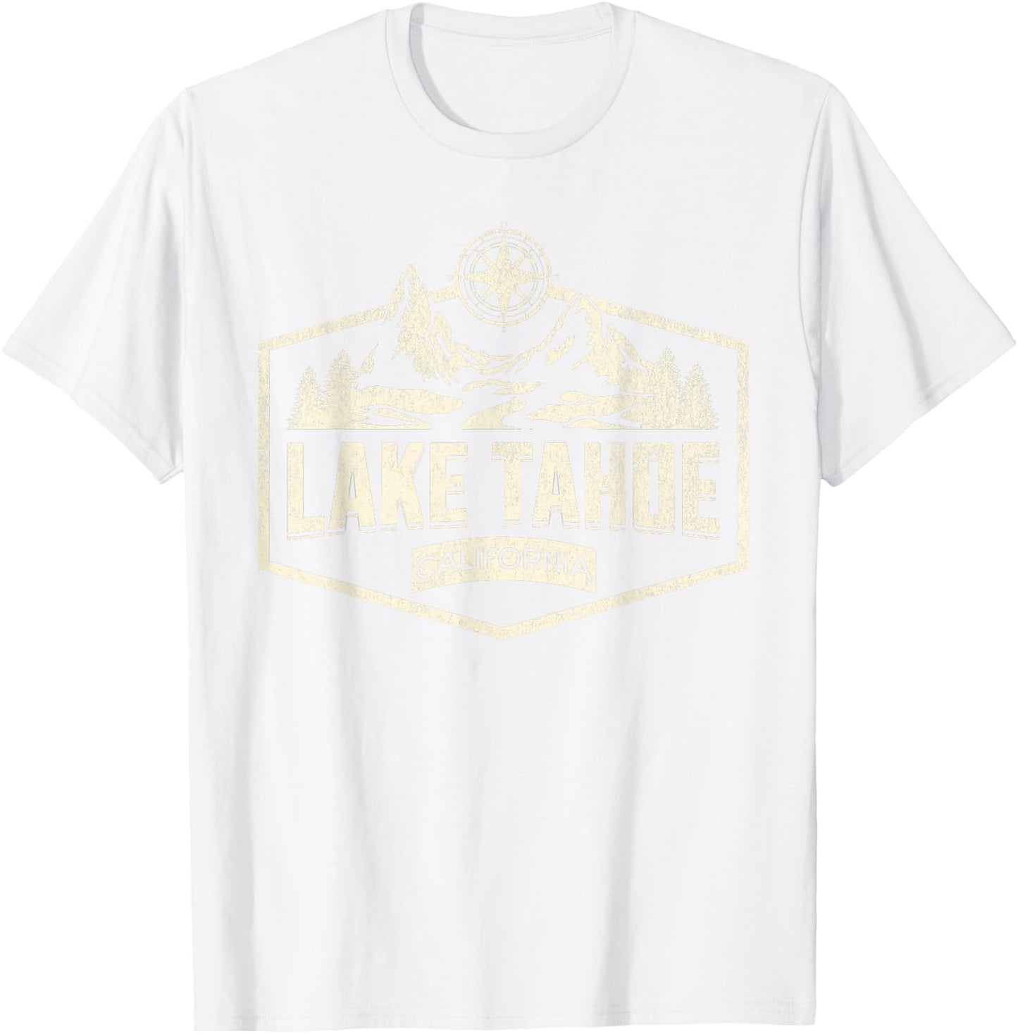 Lake Tahoe California T-Shirt - T-Shirt | White