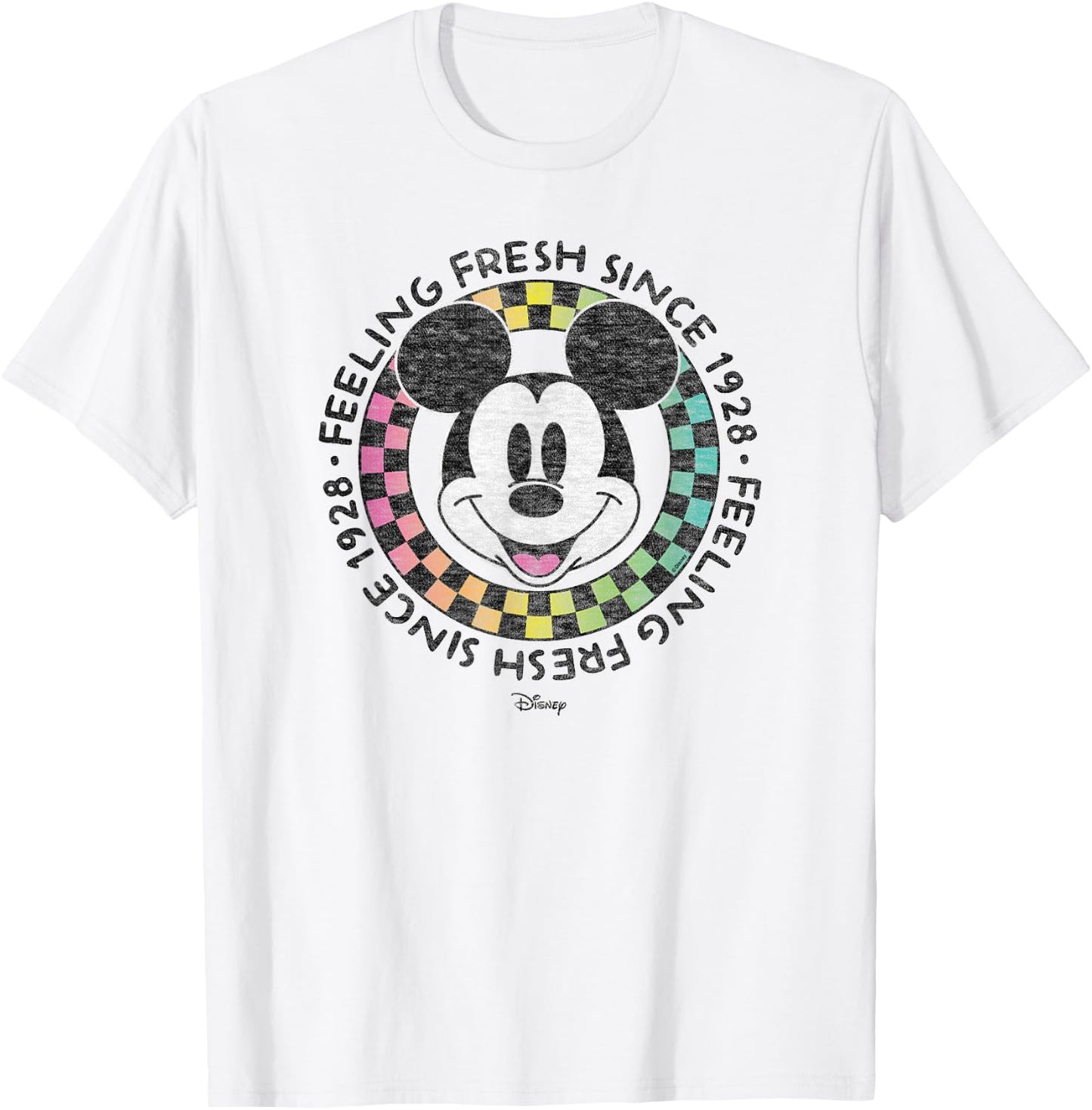 Disney - Feeling Fresh Checker T-Shirt - T-Shirt | White