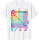 Maths Fancy Dress Idea For Kids & Kids Multiplication Square T-Shirt - T-Shirt | White