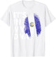 El Salvador Shirt Its DNA Men Women Salvadoran Flag Hispanic T-Shirt - T-Shirt | White