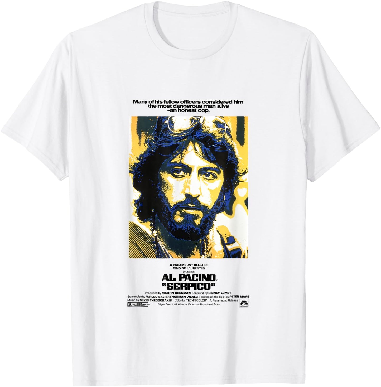 Serpico The Most Dangerous Man Alive An Honest Cop T-Shirt - T-Shirt | White