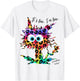 It's Fine I'm Fine Everything is Fine Leopard Tie Dye Cat Men Women Girls Kids T-Shirt - T-Shirt | White