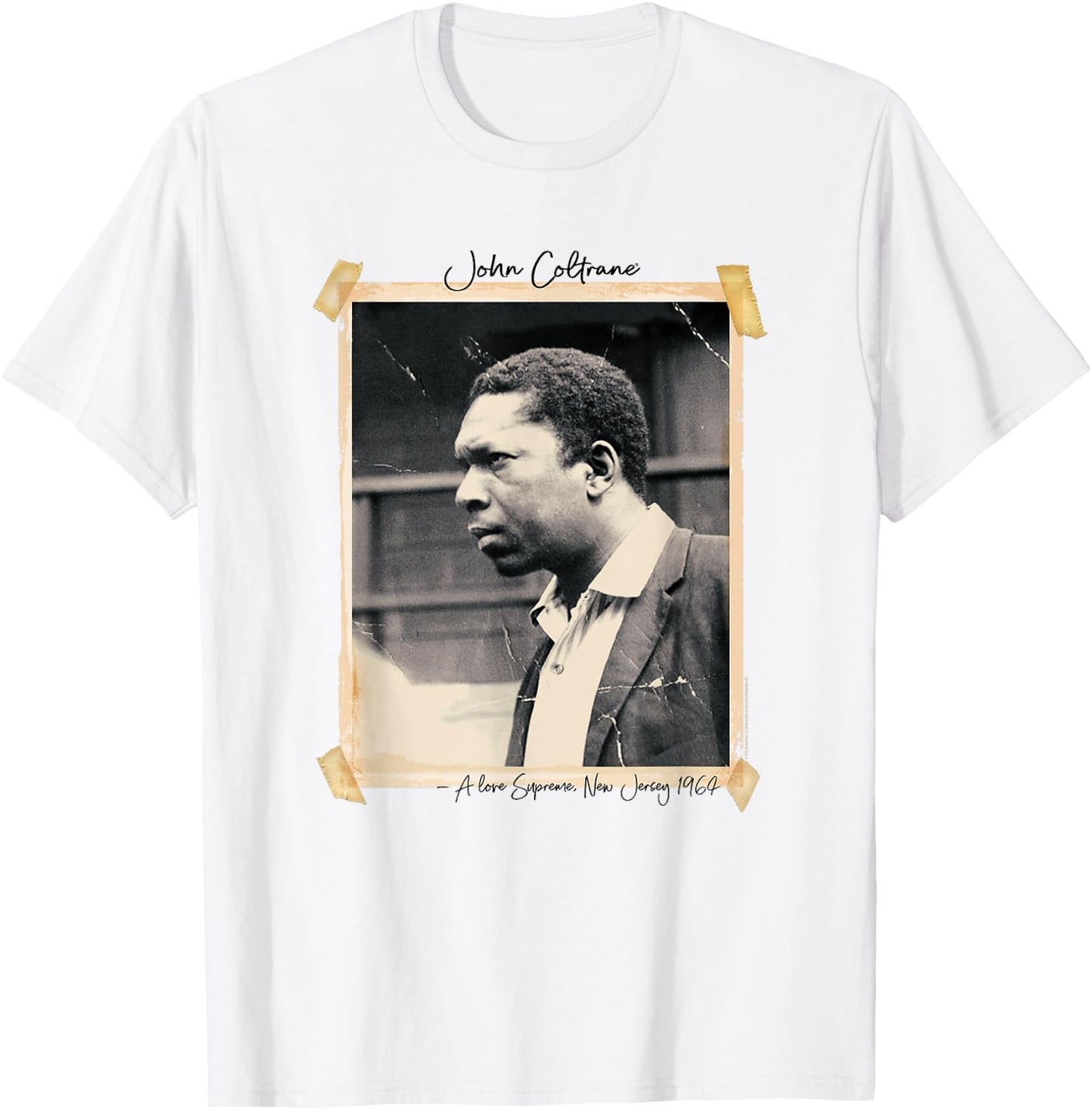 John Coltrane A Love Supreme New Jersey 1964 T-Shirt - T-Shirt | White