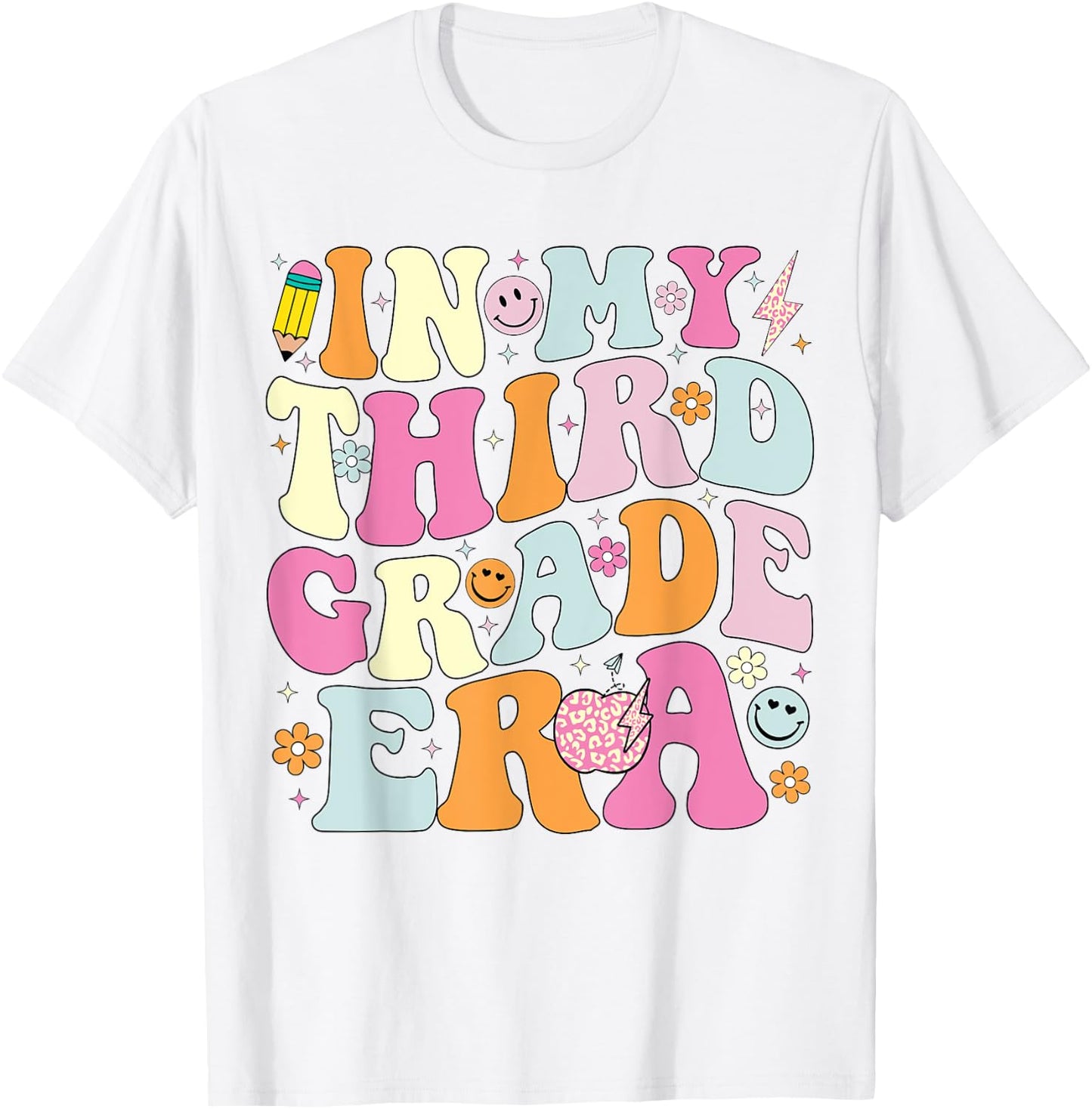 In My Third Grade Era 3rd Grade Era Teacher Back to School T-Shirt - T-Shirt | White