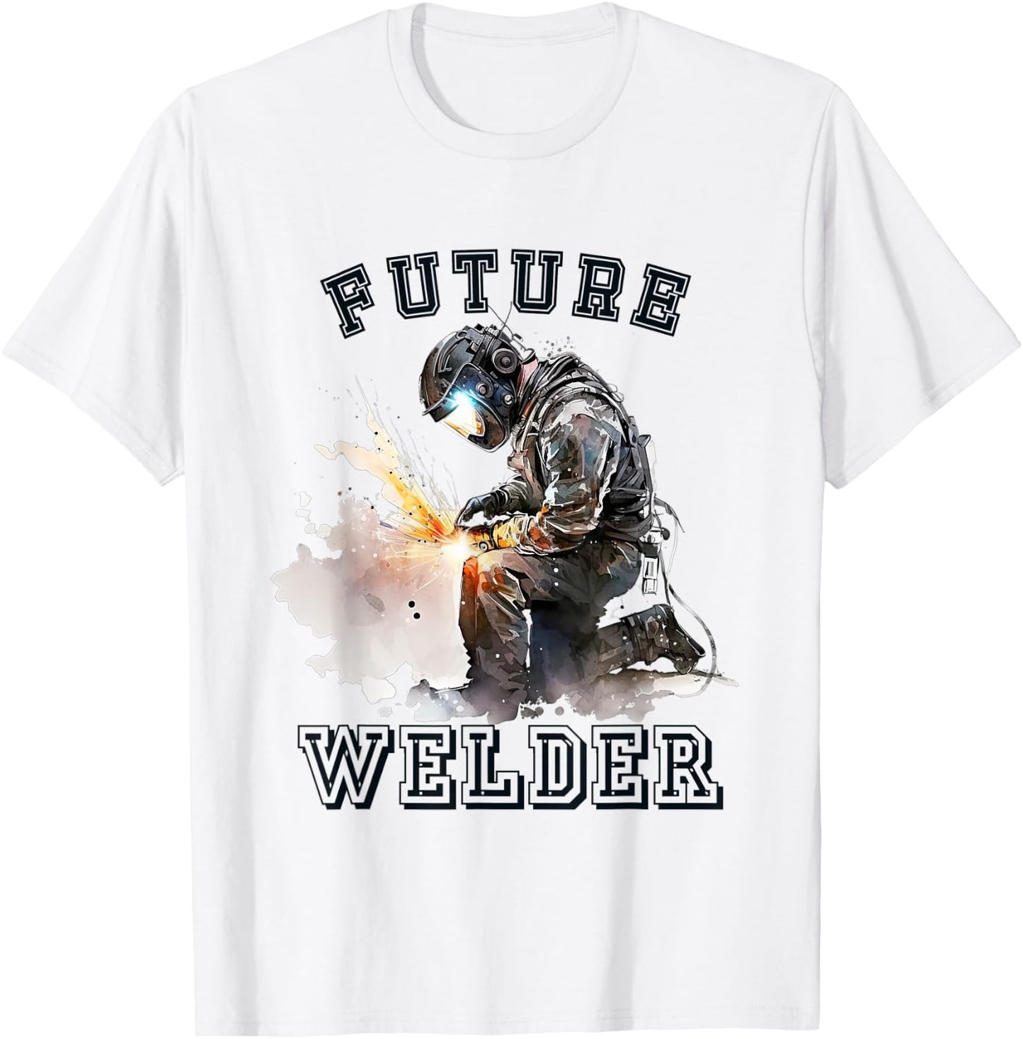 Future Welder Costume Welding Welder for Adults and Kids T-Shirt - T-Shirt | White